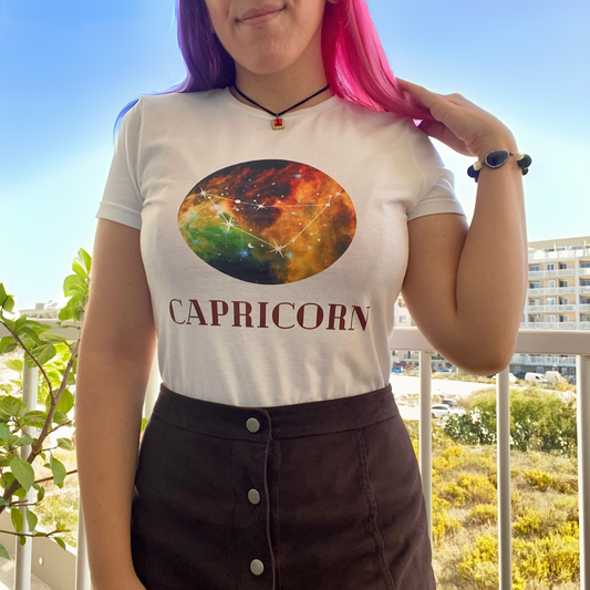Capricorn constellation galaxy zodiac shirt 