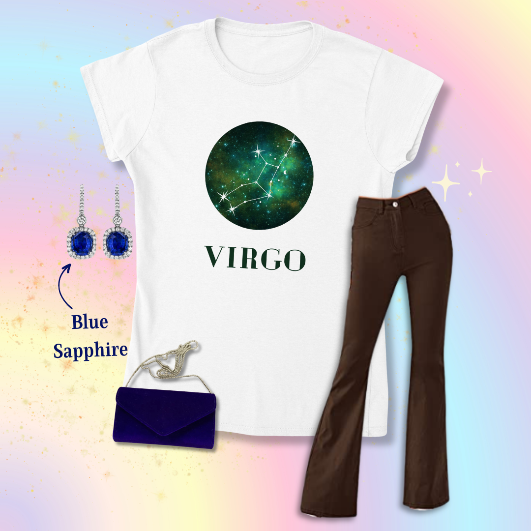virgo constellation galaxy zodiac shirt outfit inspo