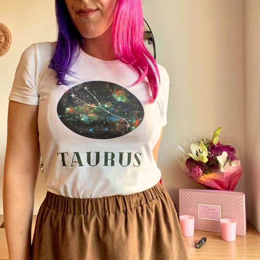 taurus constellation galaxy zodiac shirt
