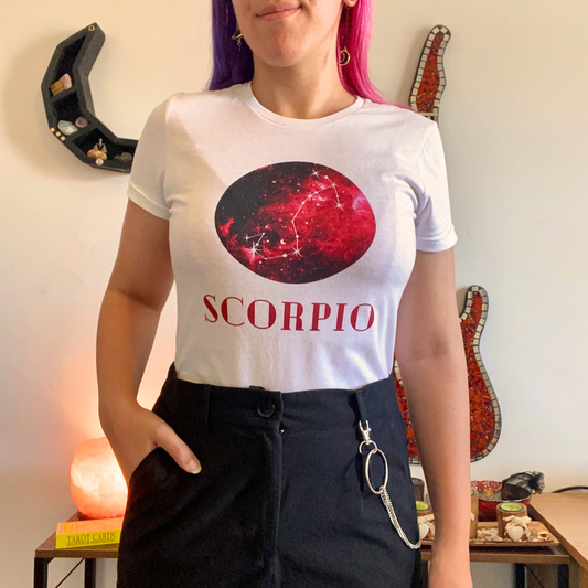 scorpio constellation galaxy zodiac shirt 