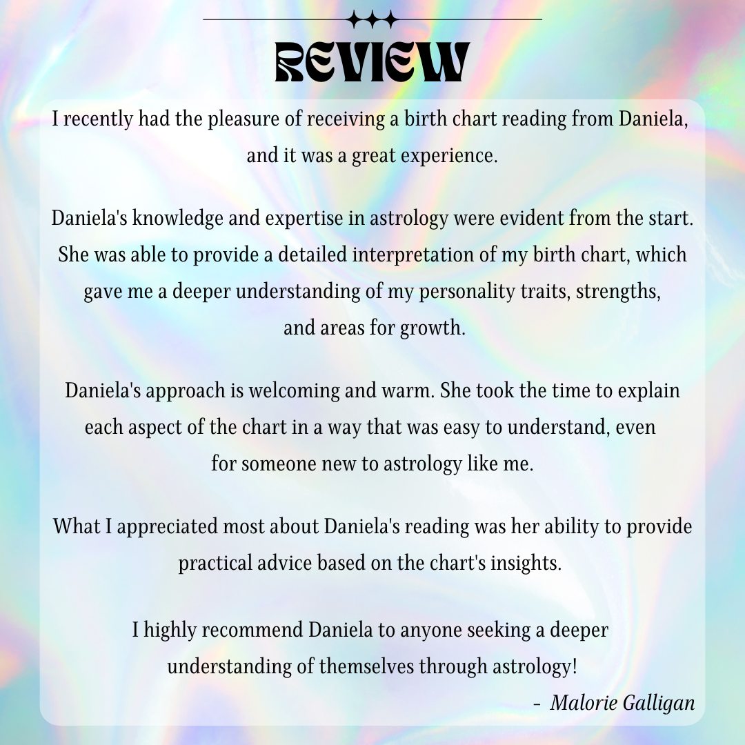 Astrology Birthchart Reading review