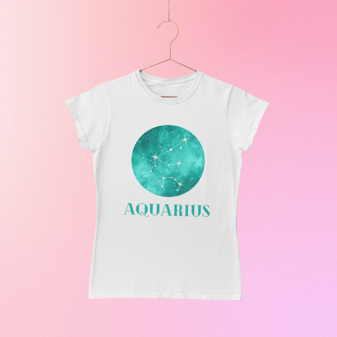aquarius constellation galaxy zodiac shirt 