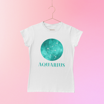 aquarius constellation galaxy zodiac shirt 