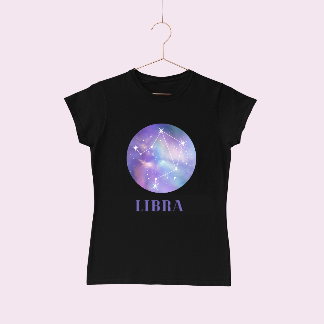 libra constellation galaxy zodiac shirt 
