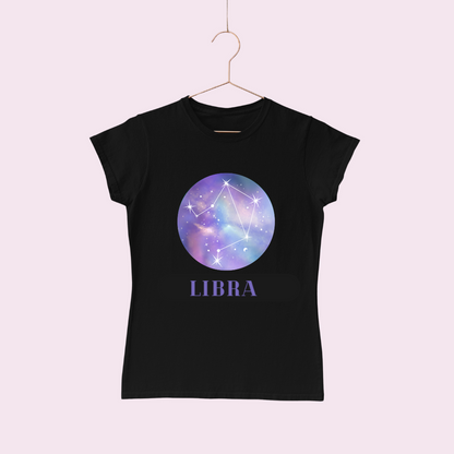 libra constellation galaxy zodiac shirt 