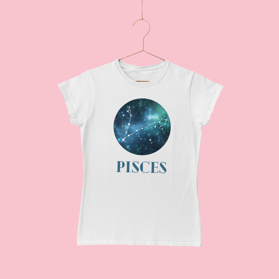 pisces constellation galaxy zodiac shirt 