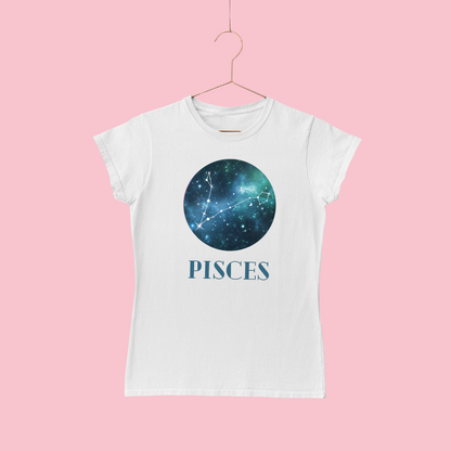 pisces constellation galaxy zodiac shirt 