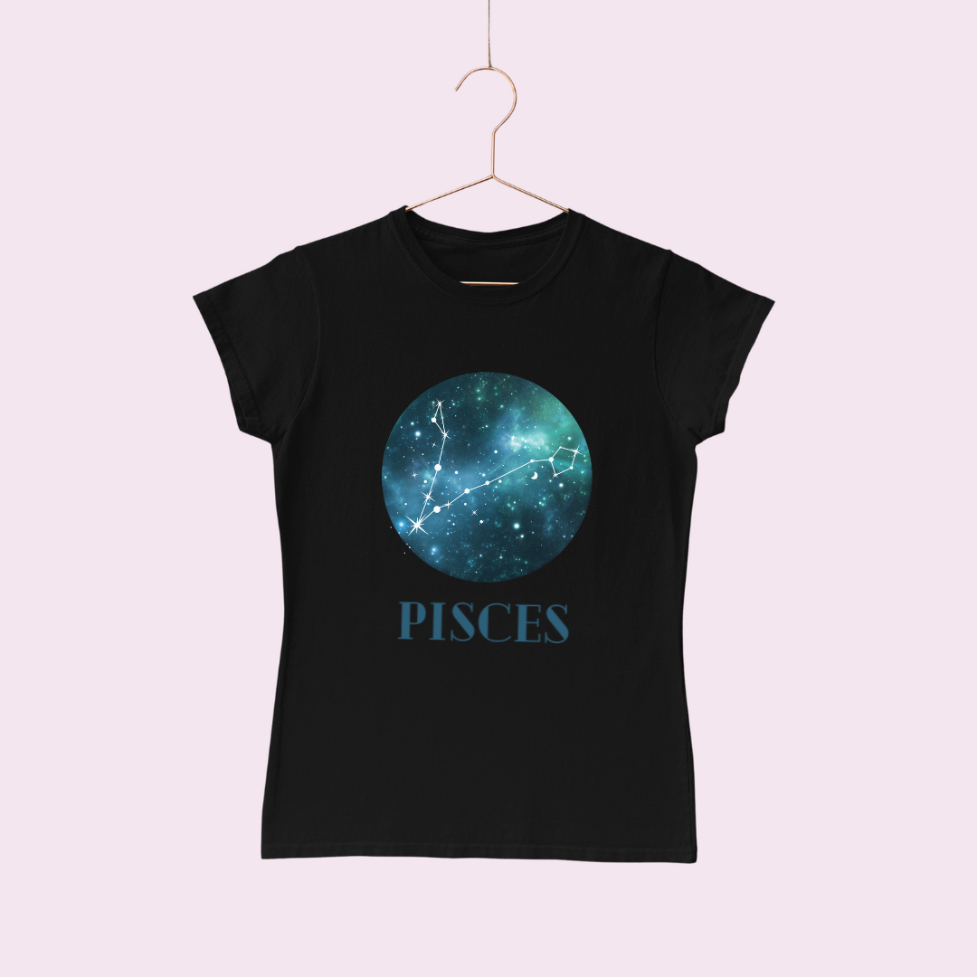 pisces constellation galaxy zodiac shirt 