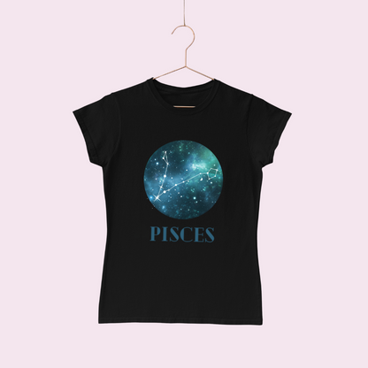 pisces constellation galaxy zodiac shirt 