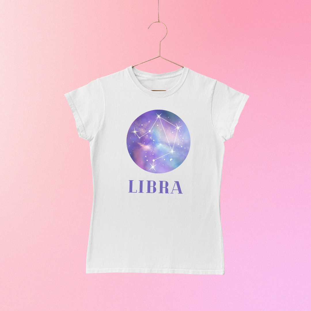 libra constellation galaxy zodiac shirt 