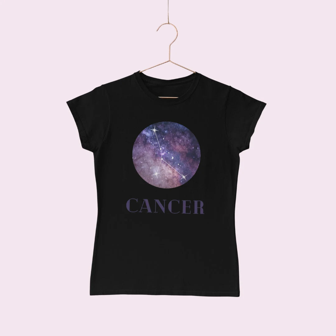 cancer constellation galaxy zodiac shirt