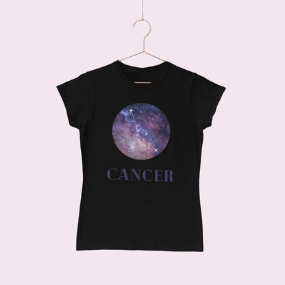 cancer constellation galaxy zodiac shirt
