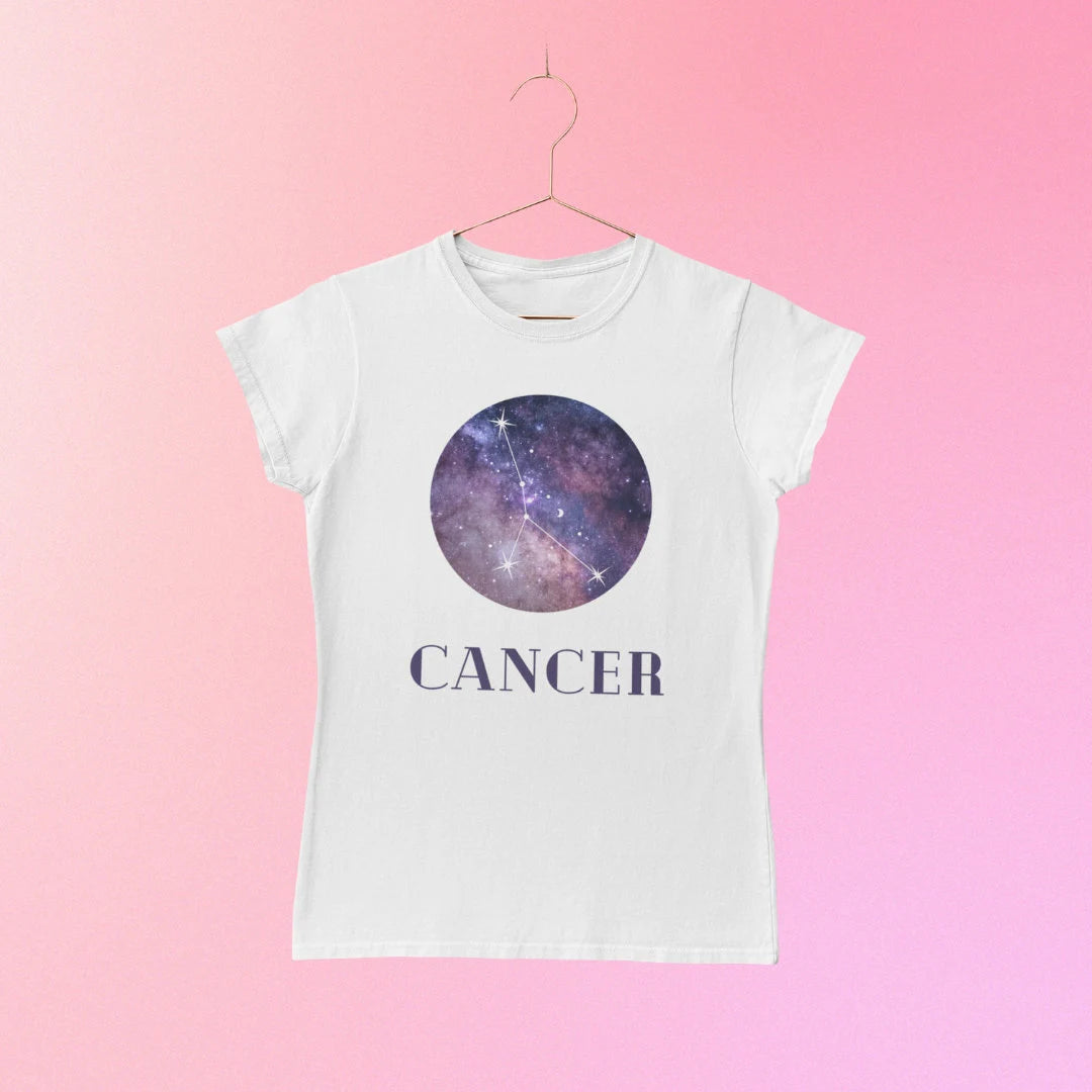 cancer constellation galaxy zodiac shirt