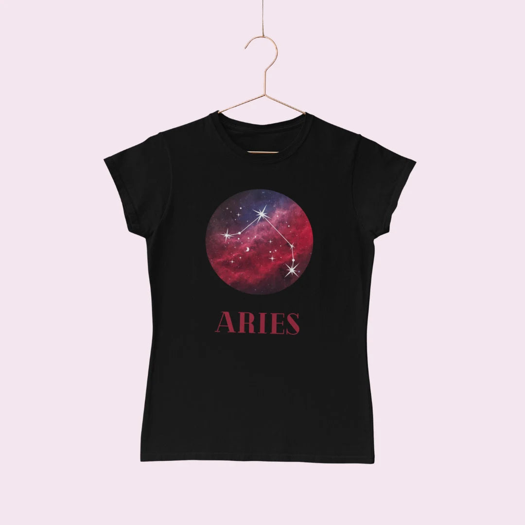 aries constellation galaxy zodiac shirt