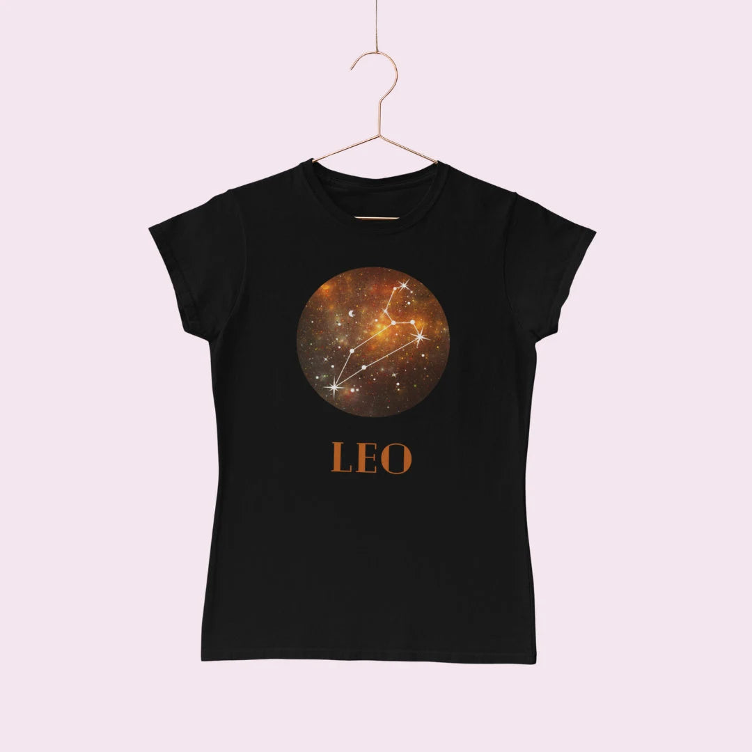 leo constellation galaxy zodiac shirt