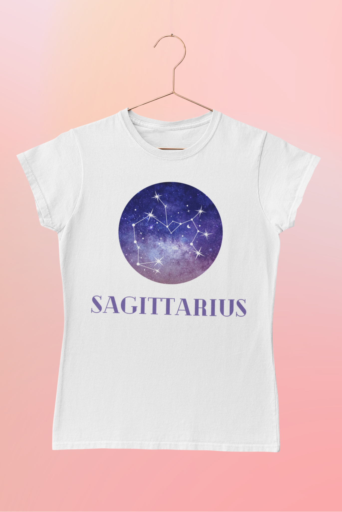 Sagittarius constellation galaxy zodiac shirt 
