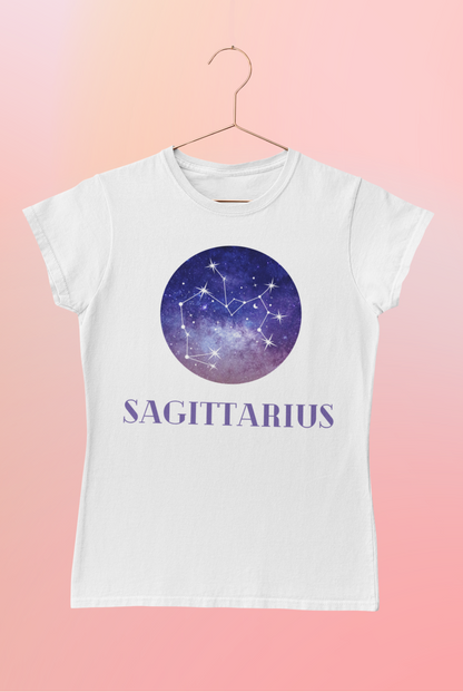 Sagittarius constellation galaxy zodiac shirt 